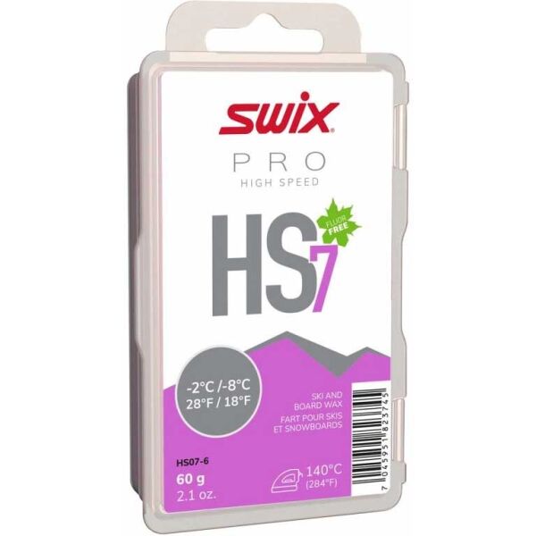 Swix HIGH SPEED HS7 Paraffin wax, lila, méret os