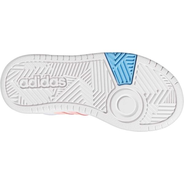 Adidas HOOPS 3.0 MID K Kinder Knöchelschuhe, Weiß, Größe 37 1/3