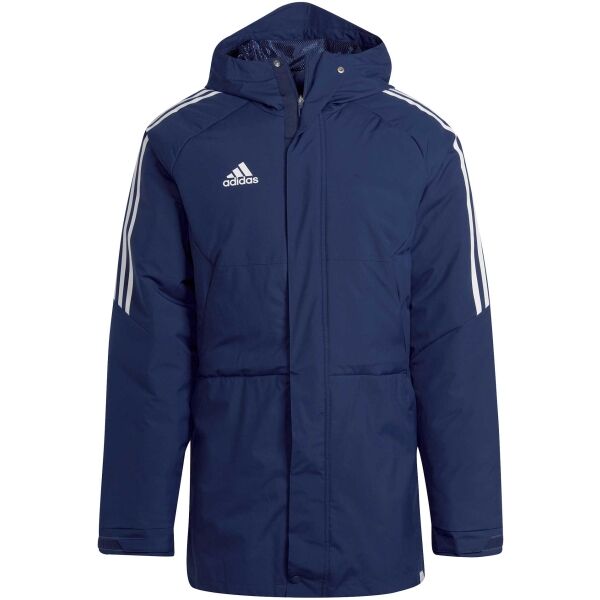 Adidas CON22 STAD PAR Мъжко футболно яке, синьо, Veľkosť XL