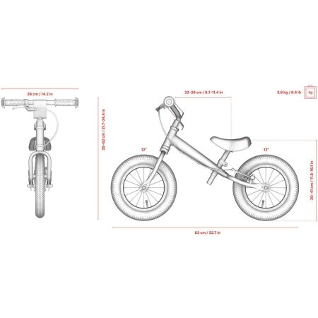 Bicicletă fără pedale - Yedoo ONETOO - 4