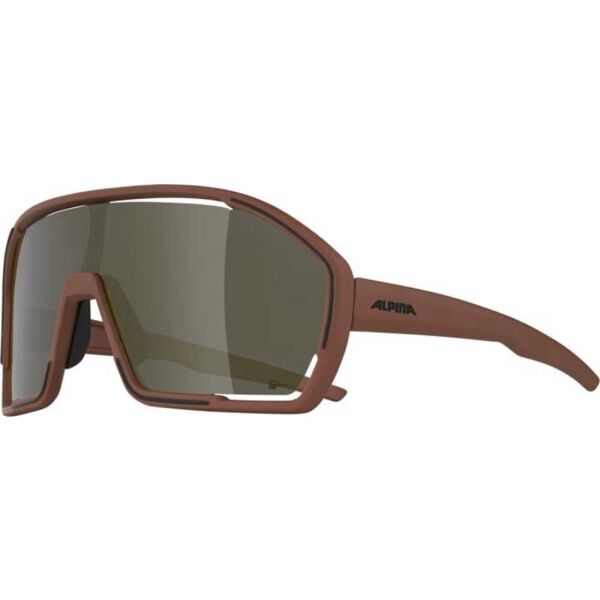 Alpina Sports BONFIRE Q-LITE Sonnenbrille, Braun, Größe Os
