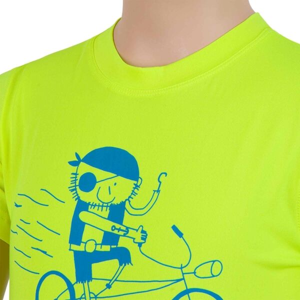 Sensor COOLMAX FRESH PT PIRATE Детска функционална тениска, жълто, Veľkosť 130