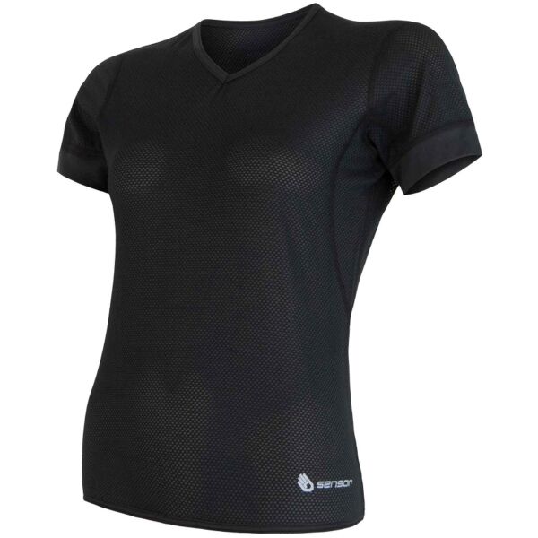 Sensor COOLMAX AIR Női funkcionális póló, fekete, méret M