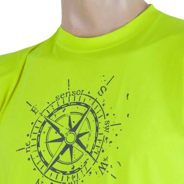 Sensor COOLMAX FRESH PT COMPASS Мъжка функционална тениска, жълто, Veľkosť M