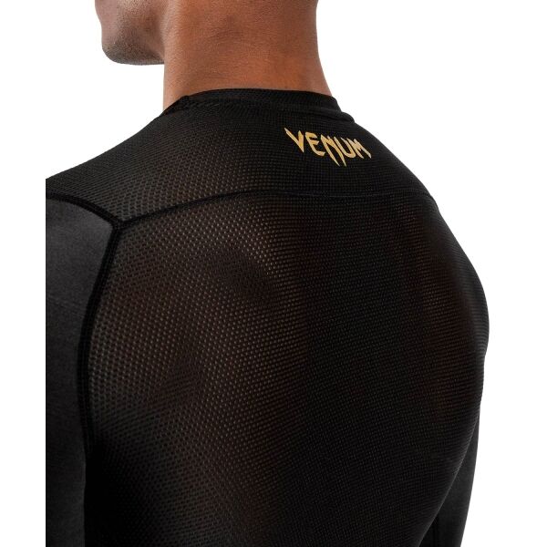 Venum G-FIT RASHGUARD Sport Shirt, Schwarz, Größe S