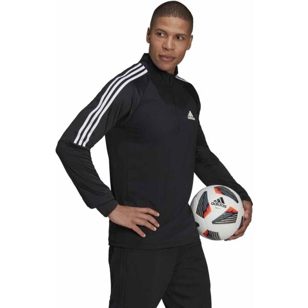 Adidas SERENO 1/4 TT Мъжки футболен суитшърт, черно, Veľkosť XL