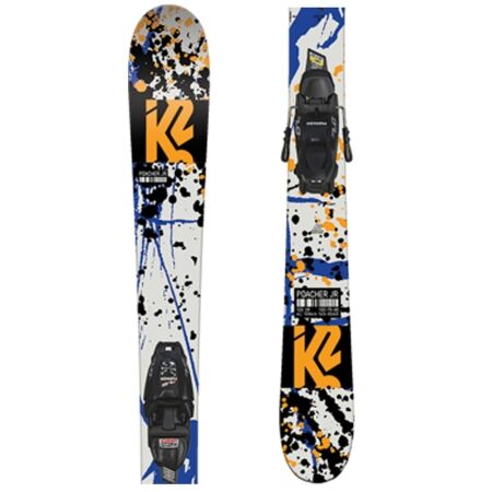 K2 POACHER JR FDT 7.0 SET - Freestyle Ski mit Bindung für Kinder