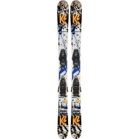 Kids’ freestyle skis with binding