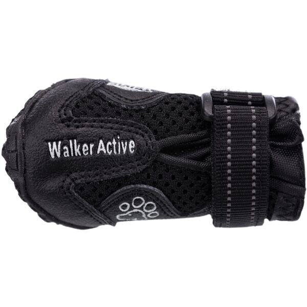 TRIXIE WALKER ACTIVE S-M 2PCS Обувки за кучета, черно, Veľkosť S-M
