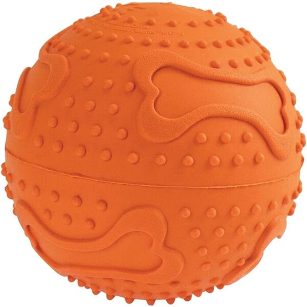 HIPHOP TREATING BALL 9.5 CM Jutalomfalatos labda, narancssárga, méret os