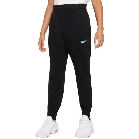 Nike NSW CLUB HW PRNT G - Spodnie dresowe dziewczęce