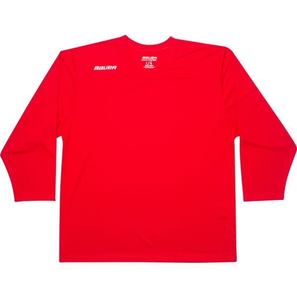 Bauer FLEX PRACTICE JERSEY SR Eishockey Dress, Rot, Größe M