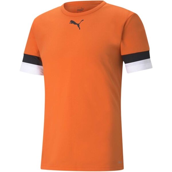 Puma TEAMRISE Fiú futballmez, narancssárga, méret S