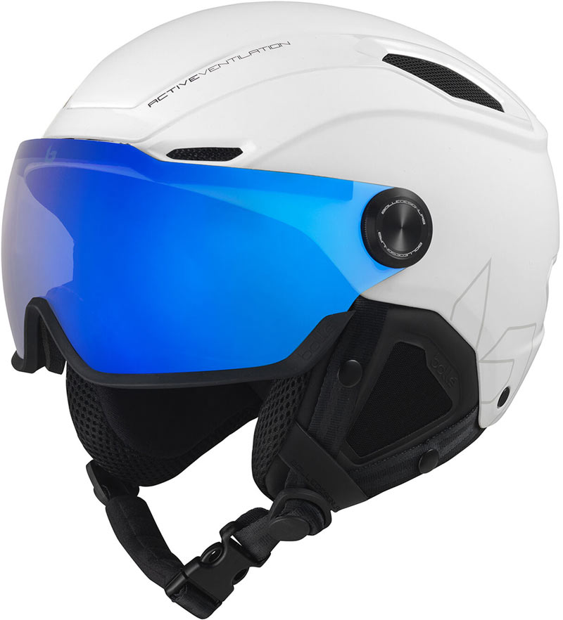 Unisex downhill ski helmet