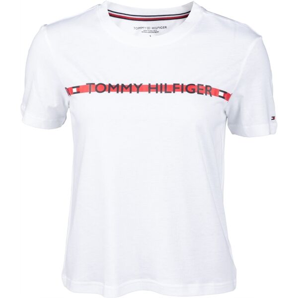 Tommy Hilfiger SS TEE Дамска тениска, бяло, Veľkosť L