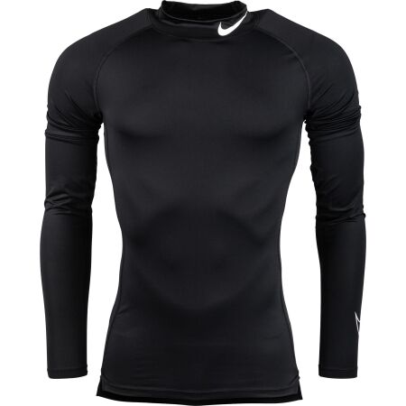 Nike NP DF TIGHT LS MOCK M - Мъжка блуза за трениране