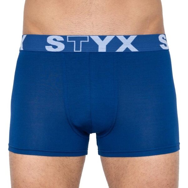 Styx MEN'S BOXERS SPORTS RUBBER Boxershorts, Blau, Größe XL