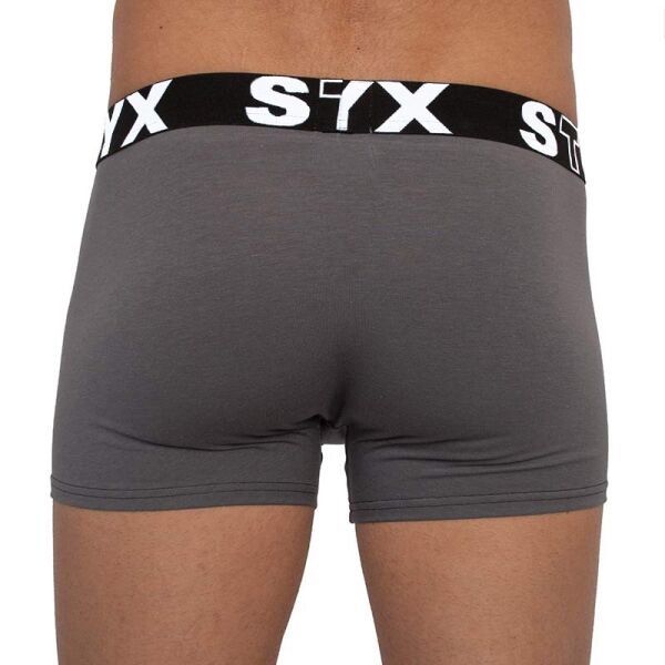 Styx MEN'S BOXERS SPORTS RUBBER Boxershorts, Dunkelgrau, Größe XL