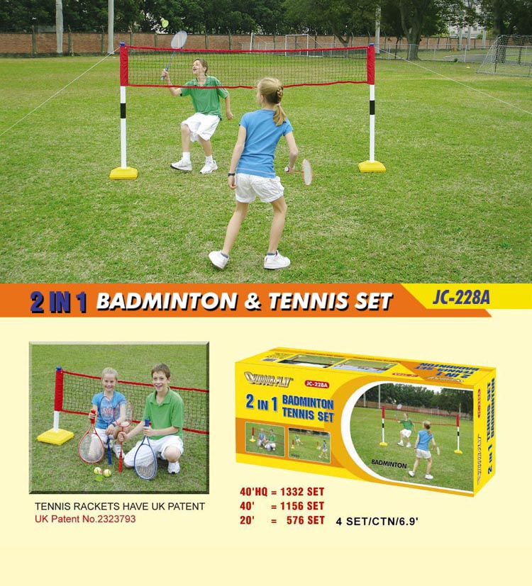 Tenisový a badmintonový set
