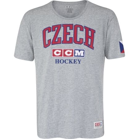 CCM FLAG TEE TEAM CZECH - Men’s T-shirt