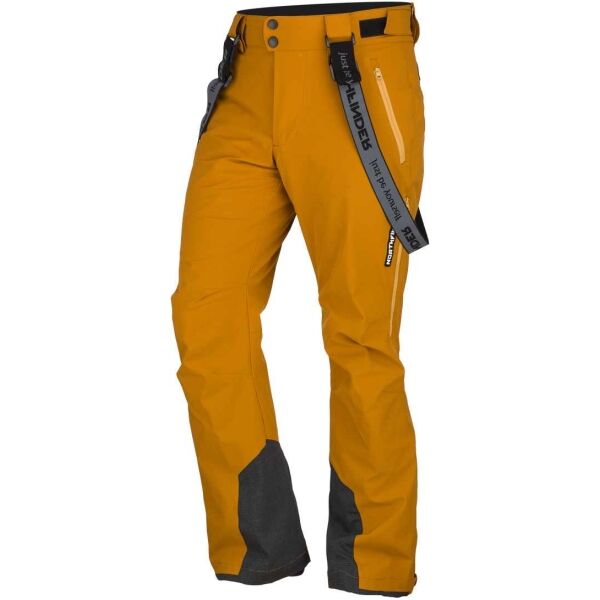 Northfinder MALAKI Мъжки панталони за ски, кафяво, размер