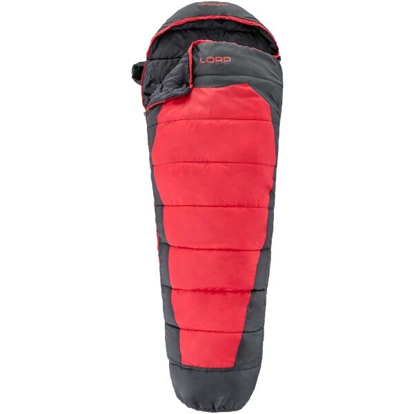 Loap TARANAKI Schlafsack, Rot, Größe 220 Cm - Rechter Reißverschluss