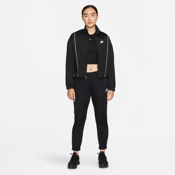 Nike NSW ESSNTL PQE TRK SUIT W Damen Trainingsanzug, Schwarz, Größe M