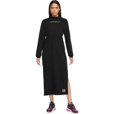 Nike NSW IC FLC LS DRESS - Kleid