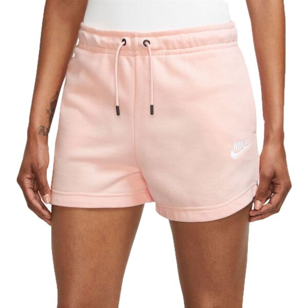 Nike NSW ESSNTL SHORT FT W Дамски спортни шорти, розово, veľkosť XL