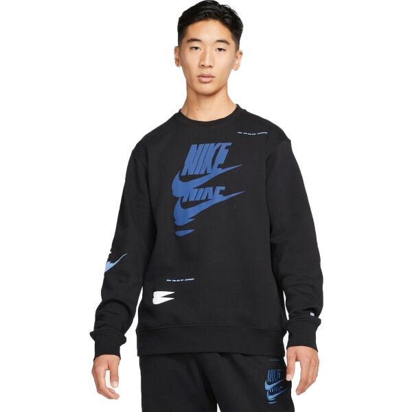 Nike M NSW SPE+ BB CREW MFTA Férfi pulóver, fekete, méret XXL