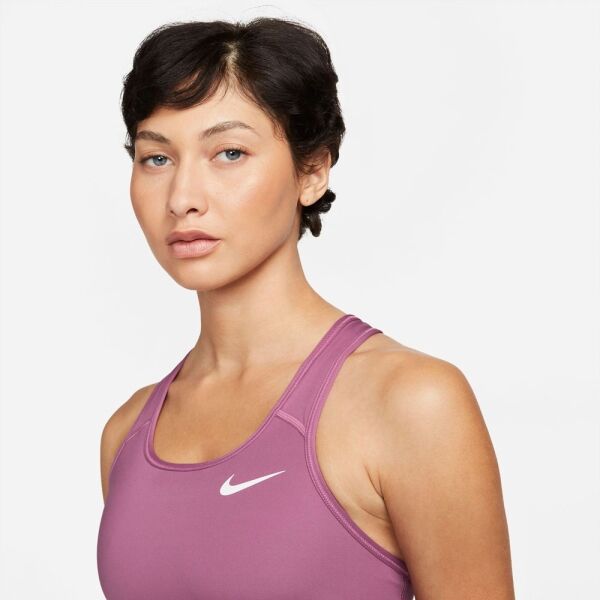 Nike SWOOSH BAND BRA NON PAD Дамско спортно бюстие, лилаво, Veľkosť XL