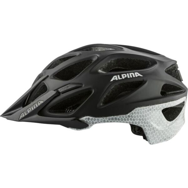 Alpina Sports MYTHOS REFLECTIVE Kerékpáros sisak, fekete, méret (57 - 62)