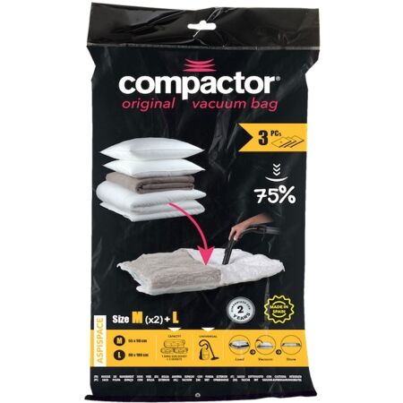 Sac vacuum pentru depozitarea textilelor - COMPACTOR BAG ASPISPACE 3PCS - 14