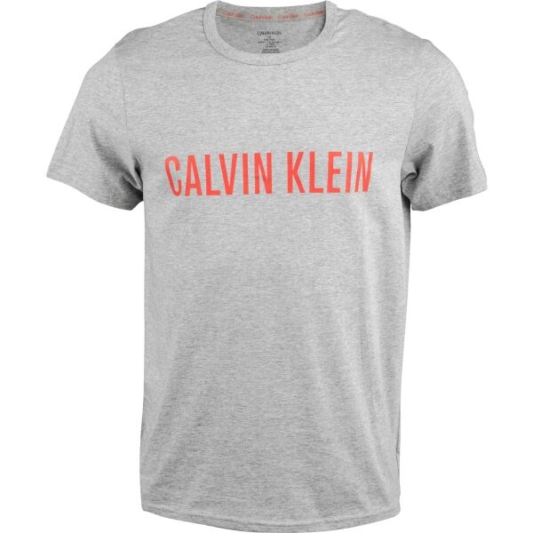 Calvin Klein S/S CREW NECK Férfi póló, szürke, méret XL