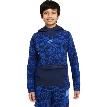 Nike NSW NIKE READ AOP FT PO HD B - Jungen Sweatshirt