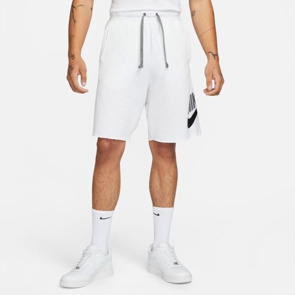 Nike NSW SPE FT ALUMNI SHORT M Herrenshorts, Weiß, Größe XL