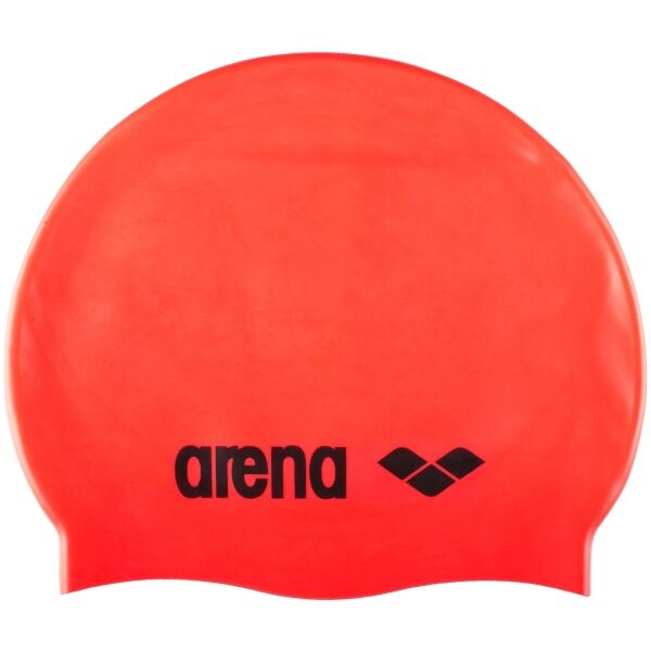 Arena CLASSIC SILICONE Плувна шапка, червено, Veľkosť Os
