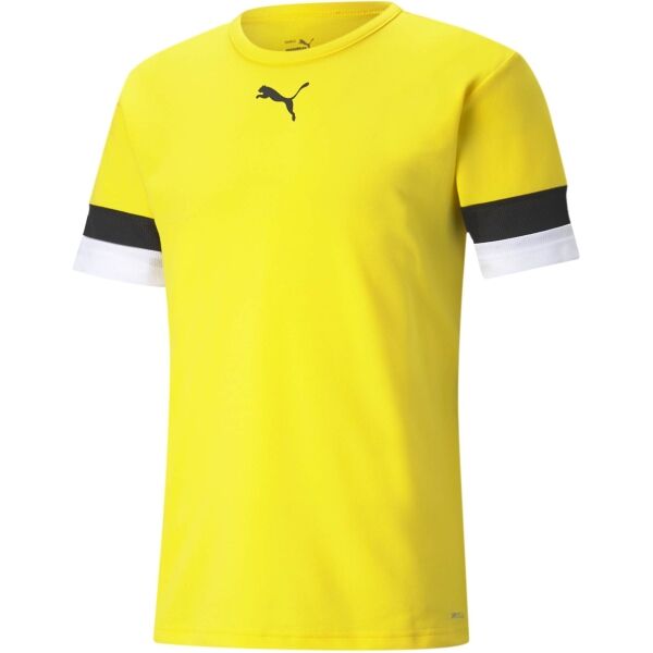 Puma TEAMRISE Fiú futballmez, sárga, méret XXL