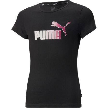 Puma ESS+BLEACH LOGO TEE - Dievčenské tričko