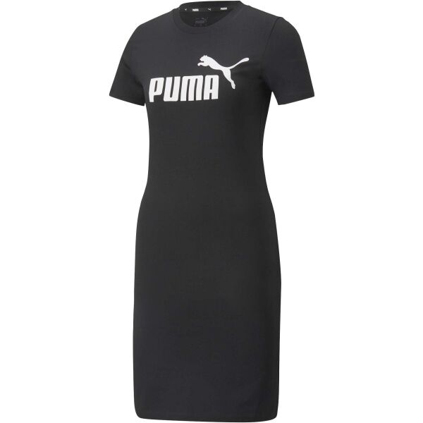 Puma ESS SLIM TEE DRESS Dámske šaty, čierna, Veľkosť M