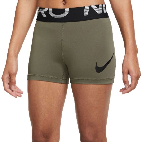 Nike W NP DF GRX SHORT 3 Дамски шорти за бягане, khaki, размер