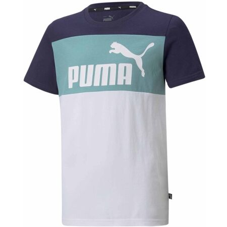 Puma ESS+COLORBLOCK TEE - Тениска за момчета