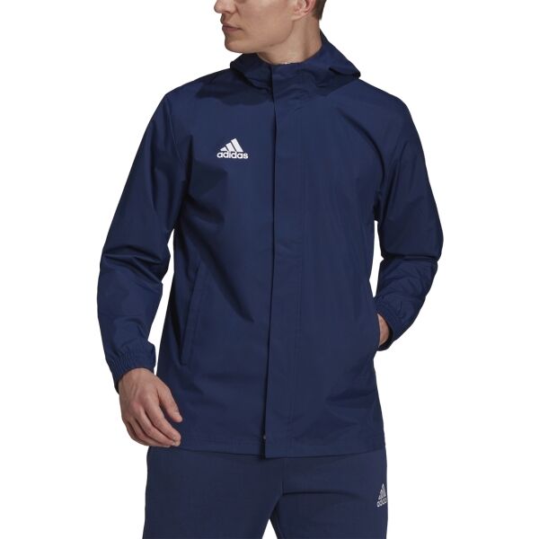 Adidas ENT22 AW JKT Мъжко футболно яке, синьо, Veľkosť L