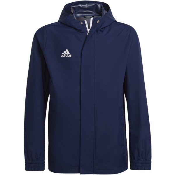 adidas ENT22 AW JKTY Junior futball kabát, kék, méret 164