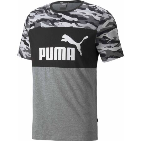 Puma ESS+ CAMO TEE - Pánské triko