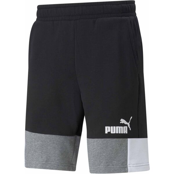 Puma ESS+ BLOCK SHORTS 10 TR Мъжки къси панталони, черно, размер