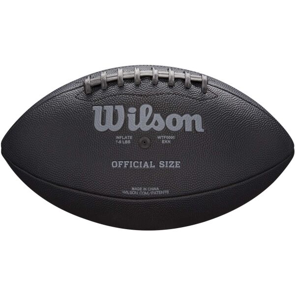 Wilson NFL JET BLACK Топка за американски футбол, черно, Veľkosť Os