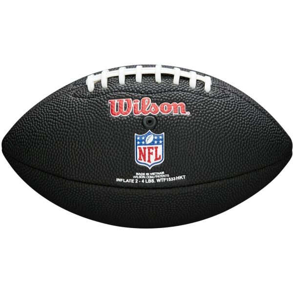 Wilson MINI NFL TEAM SOFT TOUCH FB BL LV Mini Labda Amerikai Futballhoz, Fekete, Veľkosť Os