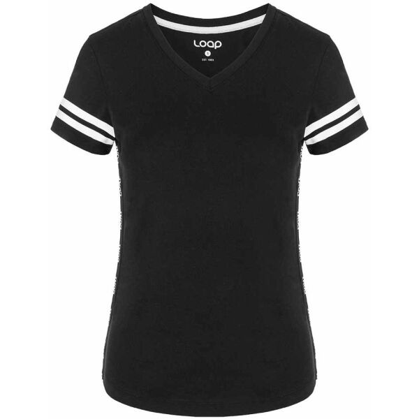Loap BAJNALA Női póló, fekete, méret XS