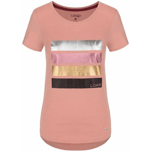 Loap BANDA Női póló, rózsaszín, méret S